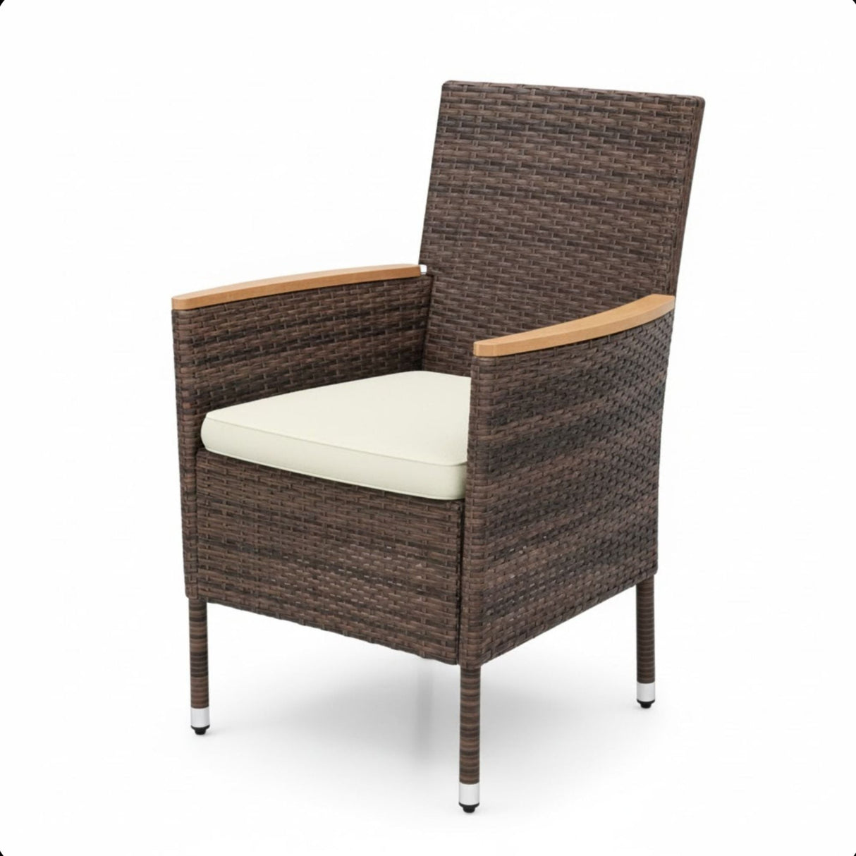 4 Piece All-Weather Patio Dining Chair Set