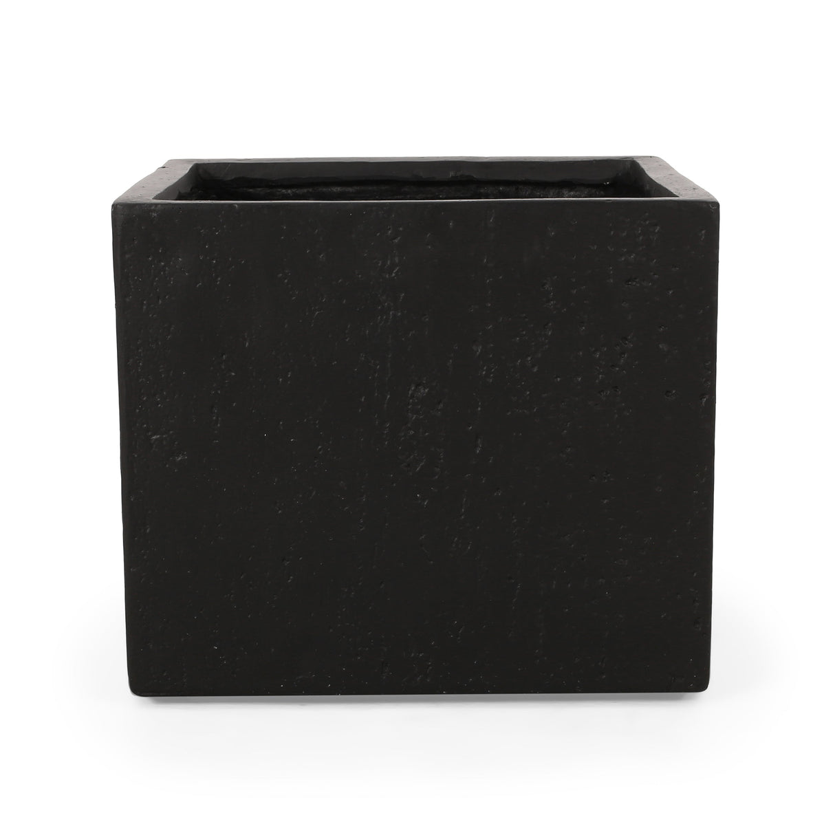 21.5' L Outdoor Magnesium Oxide Planter in Black