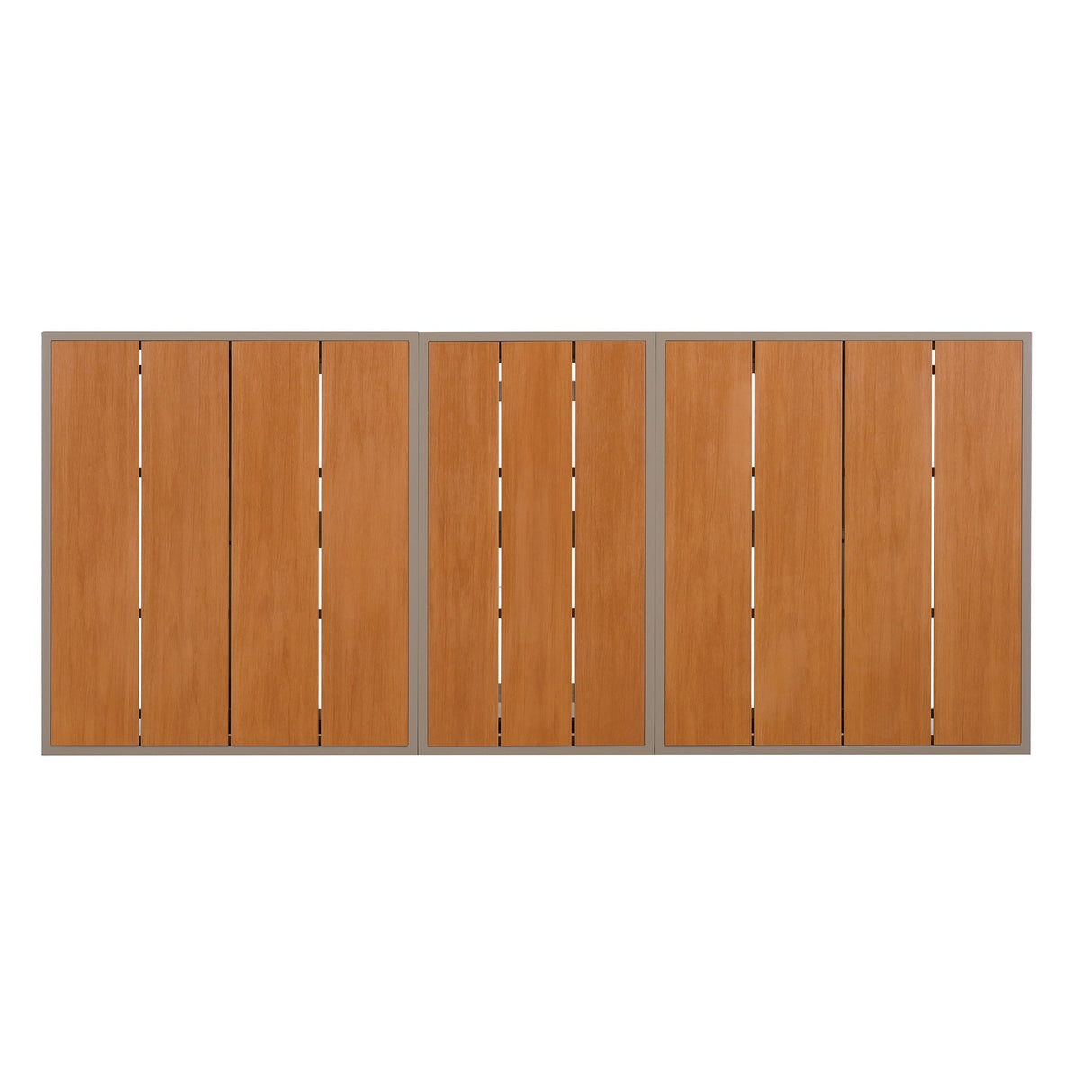 Outdoor Dining Set with Extendable Table and Six Chairs