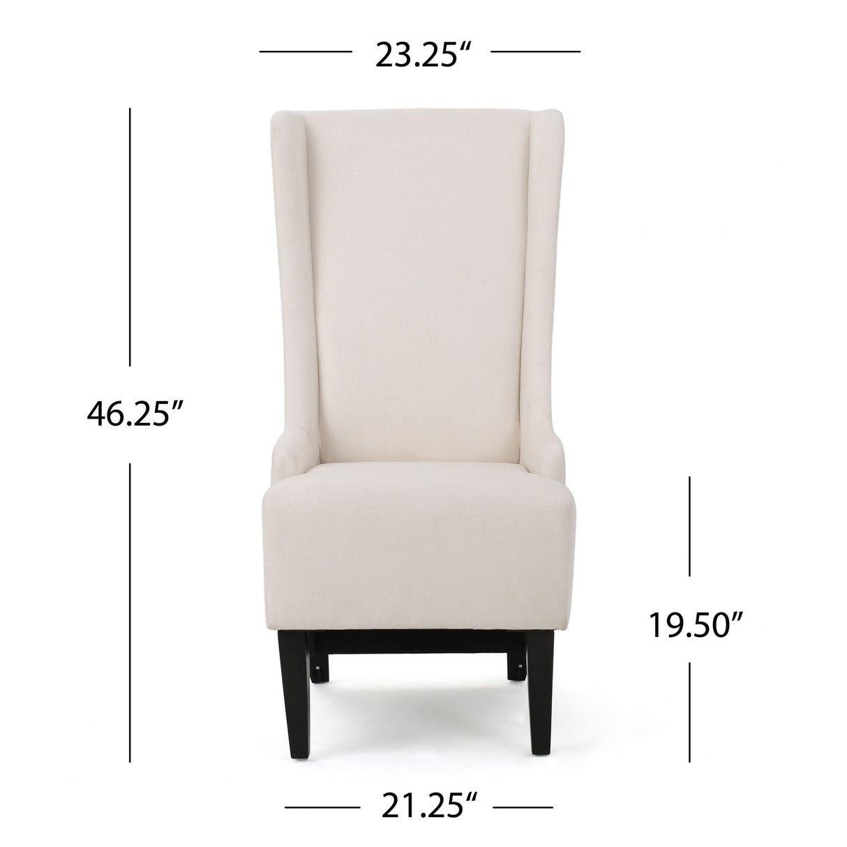 Alight - Upholstered Dining Chair With High Back And Birch Wood Legs (Set of 2)