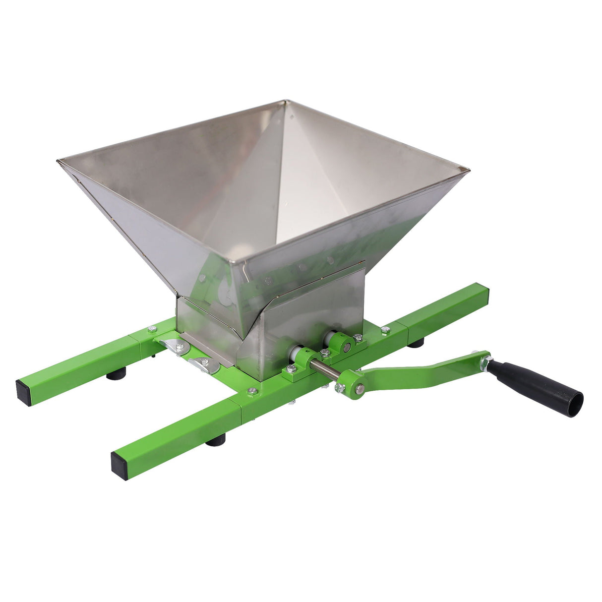 Portable 7L Manual Juicer Grinder for Hard Fruits - Green