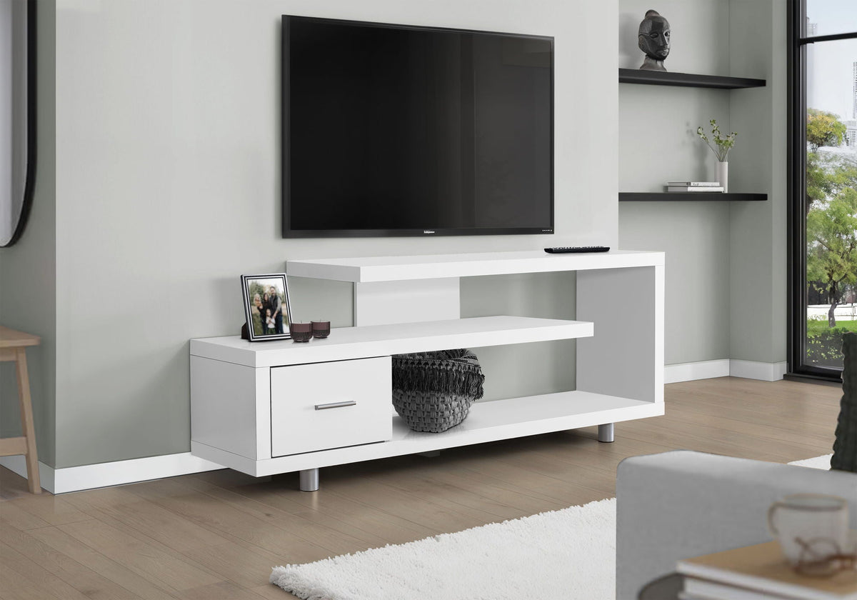TV Stand, Console, Media Entertainment Center Storage Cabinet, Contemporary & Modern