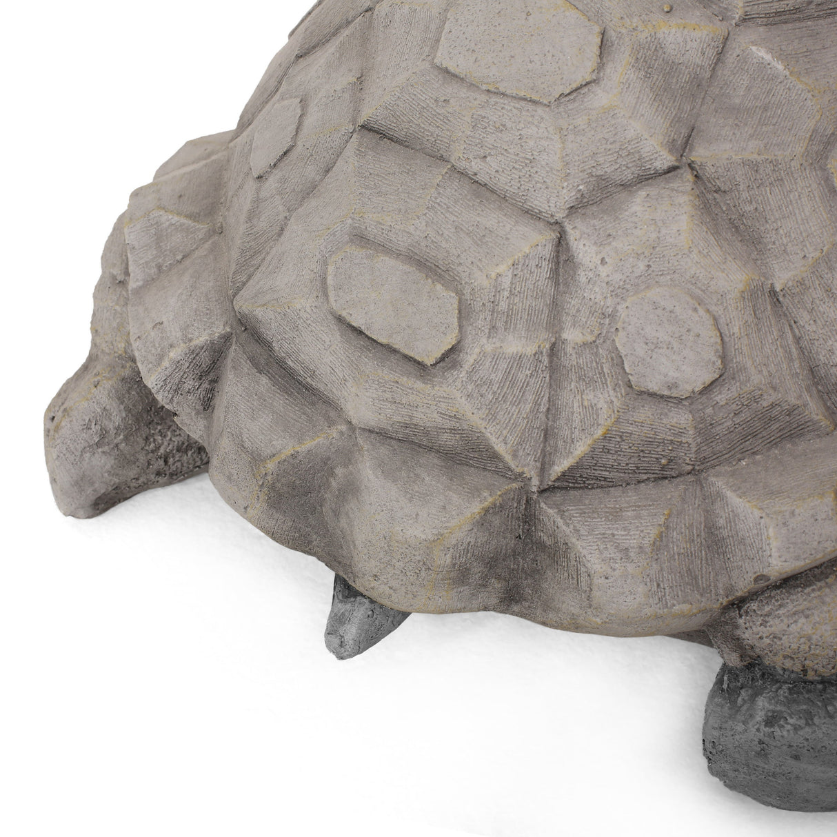 Turtle Decor Outdoor Turtle Statue in Dark Gray