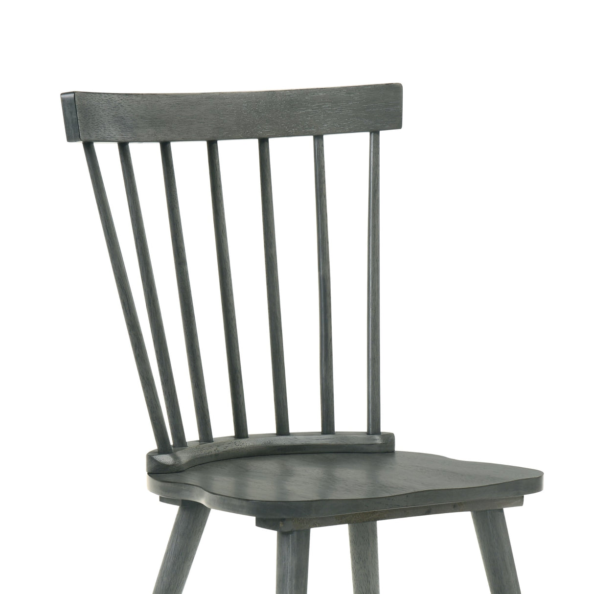 Modern Farmhouse Spindle Back Dining Chairs, Set of 2