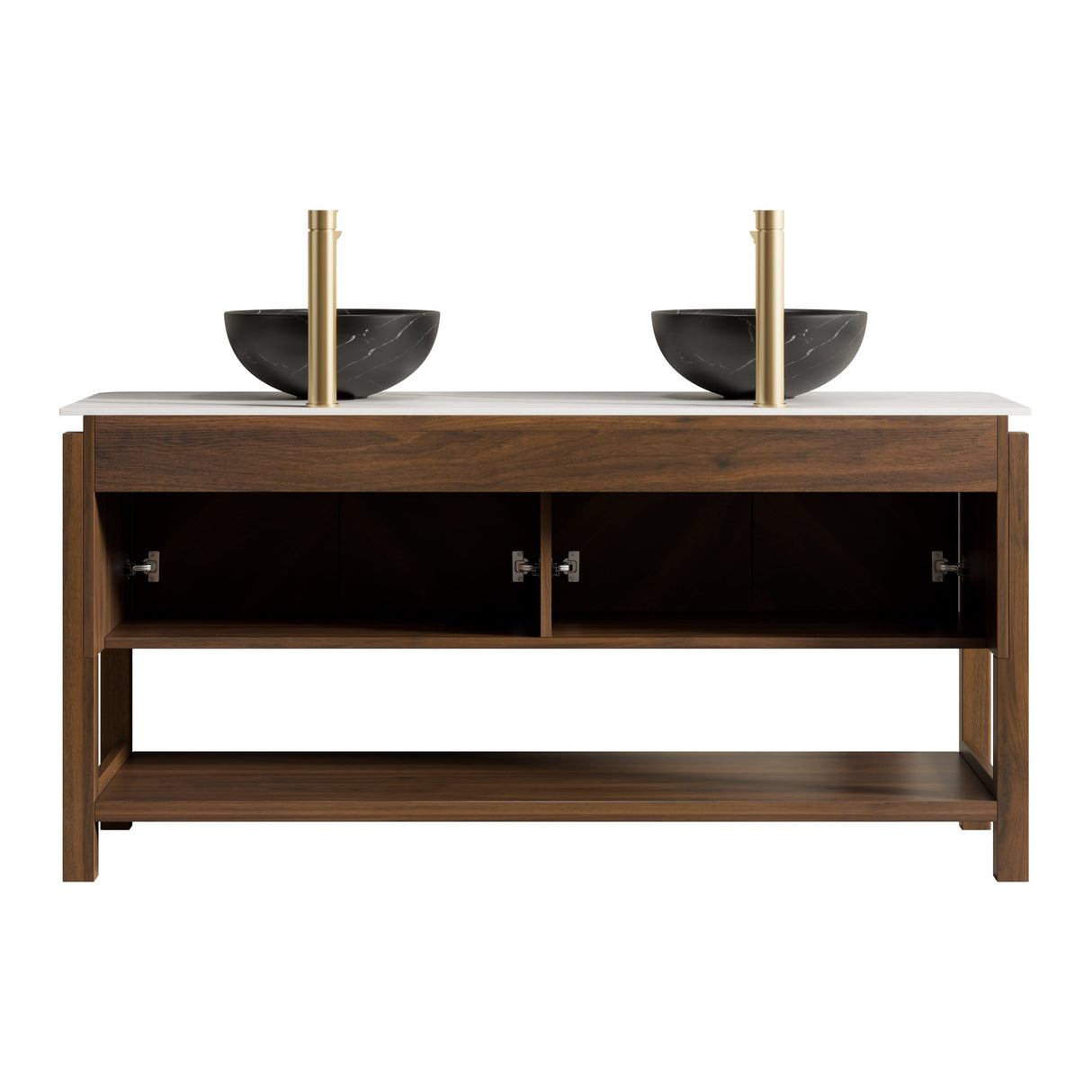 Indigo 60" Bathroom Vanity with Sinter Stone Countertop