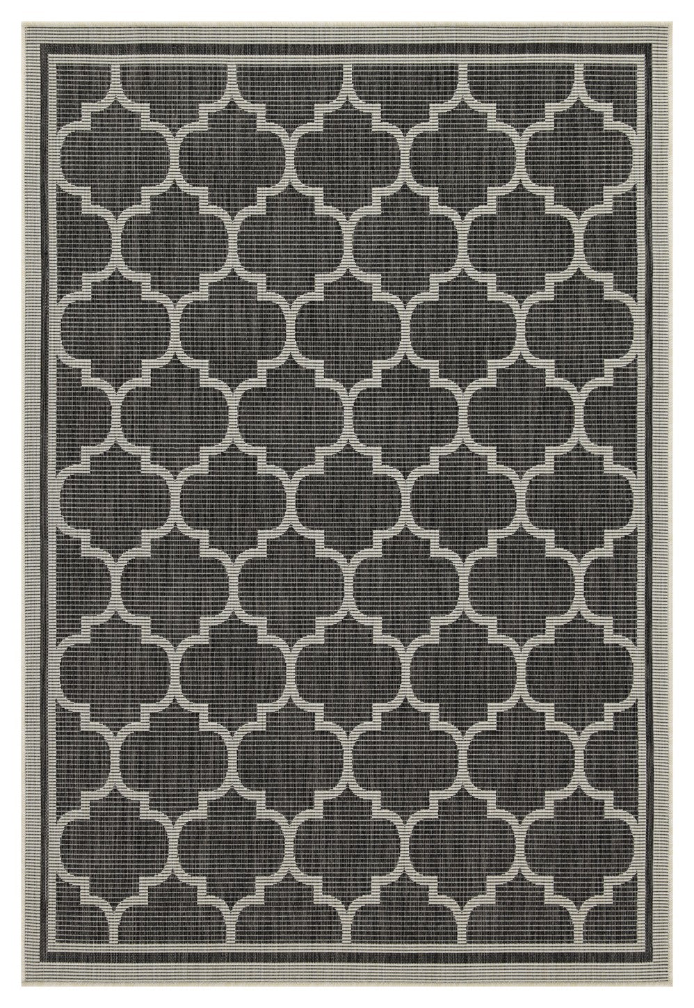 Sunshine GC_HAR2005 Anthracite 5 ft. 3 in. x 7 ft. 3 in. Area Rug