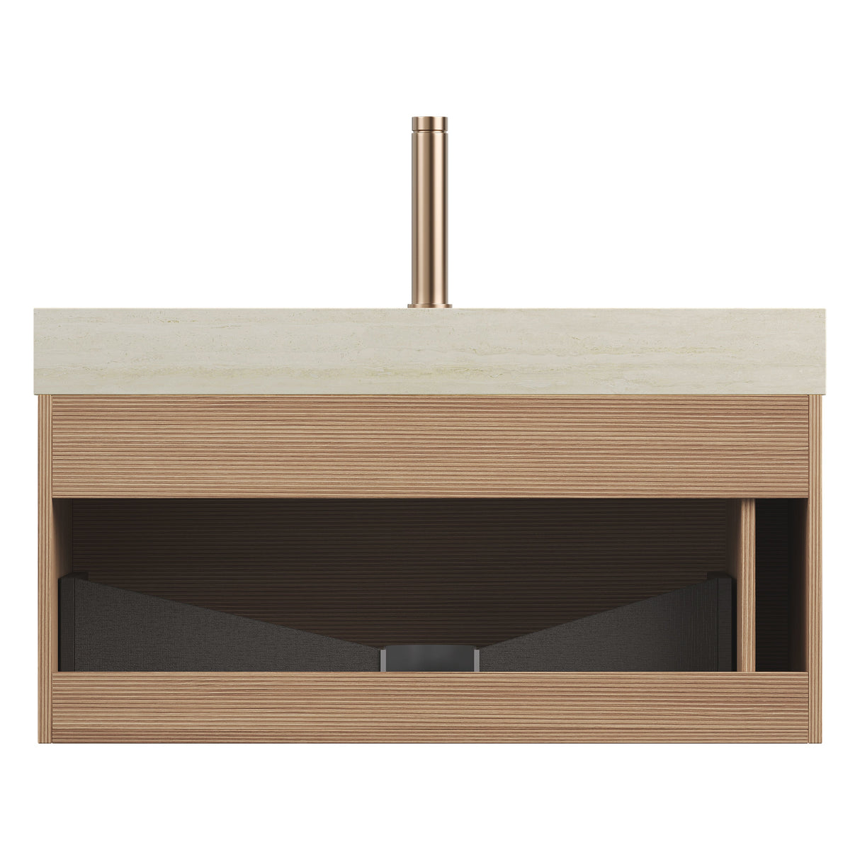 NYAH 36'' Bathroom Vanity & Sink - Floating Ultra-Slim Grille Design