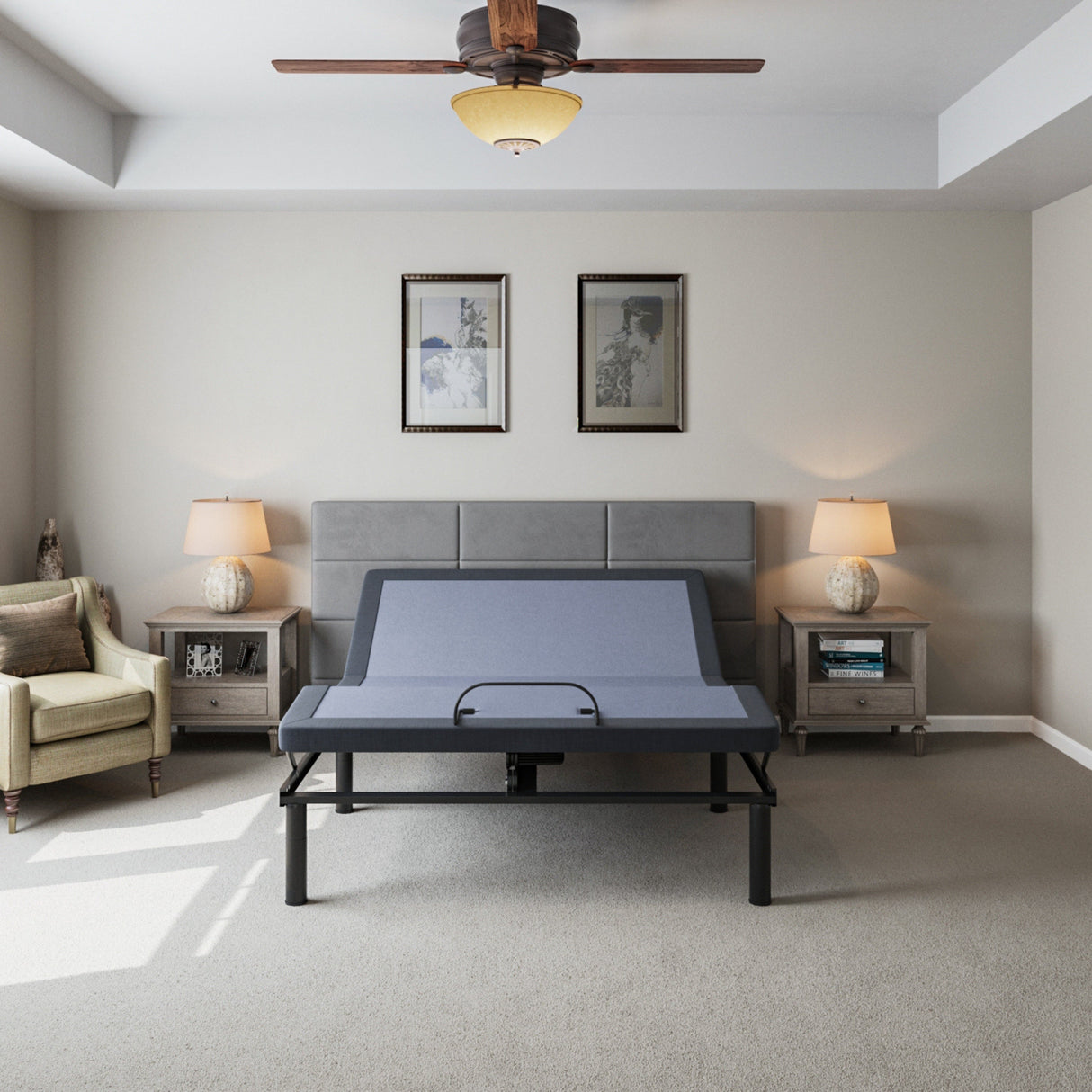 BT2000 Full Adjustable Bed Base With Full-Range Positions Adjustment