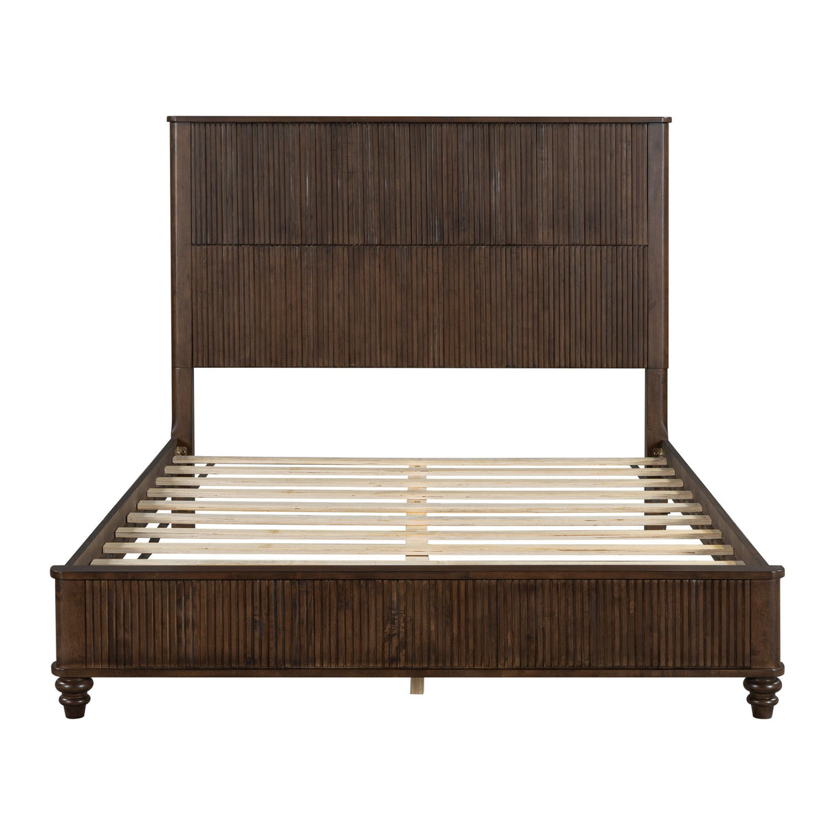 Platform Bed Frame With Tall Headboard