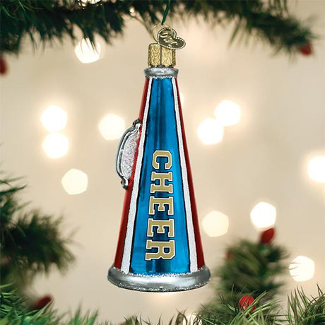 Cheer-Megaphone-Ornament-Christmas-Ornaments