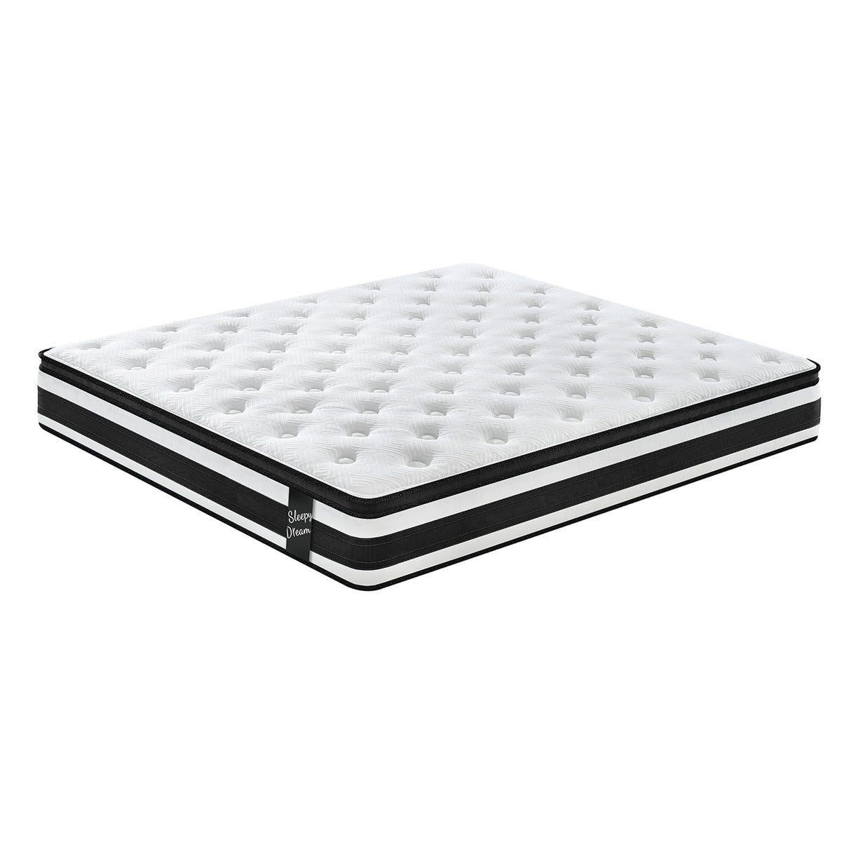 FULL-Size-Hybrid-Mattress-Breathable-Cool-Knitted-Fabric-Cover-Soft-Memory-Foam-Individual-Pocket-Spring-CetriPUR-US-Oeko-Tex100-Mattress