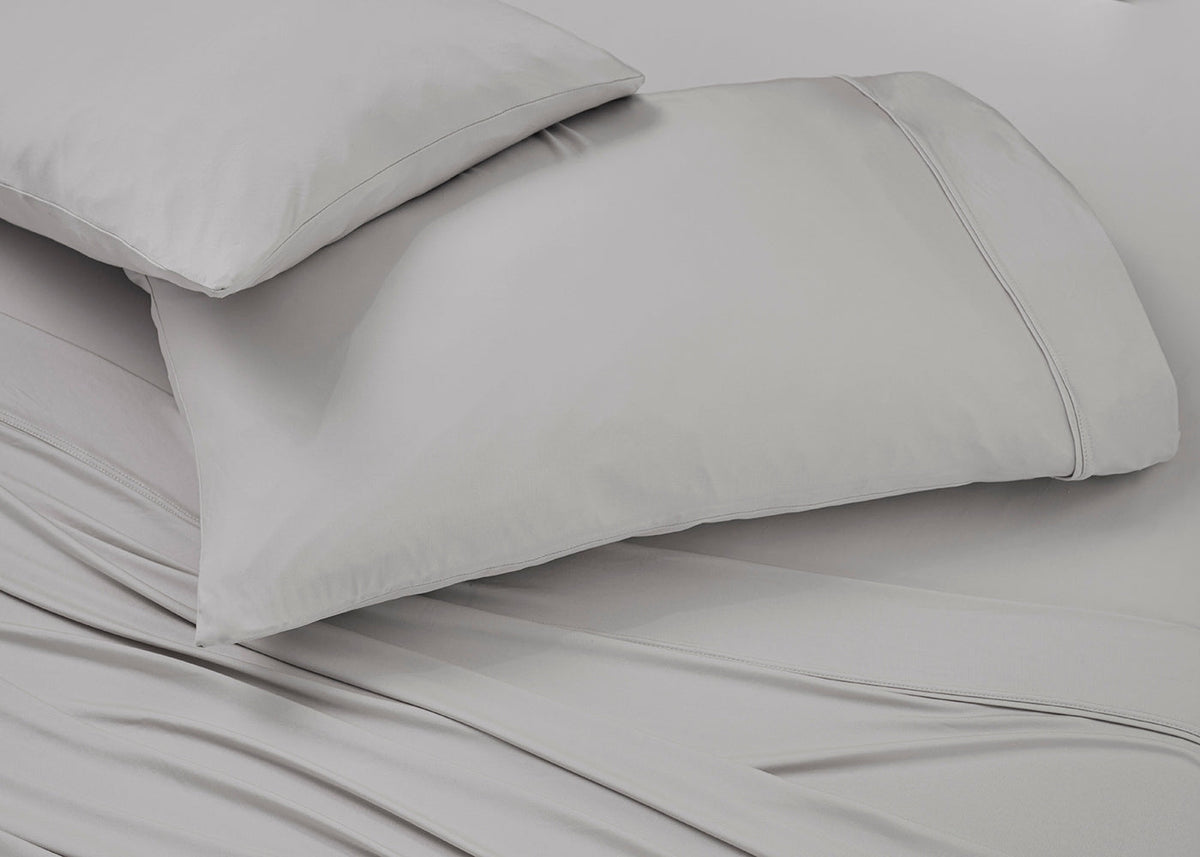 Light Grey Split Cal King Sheet Set with Cooling Technology