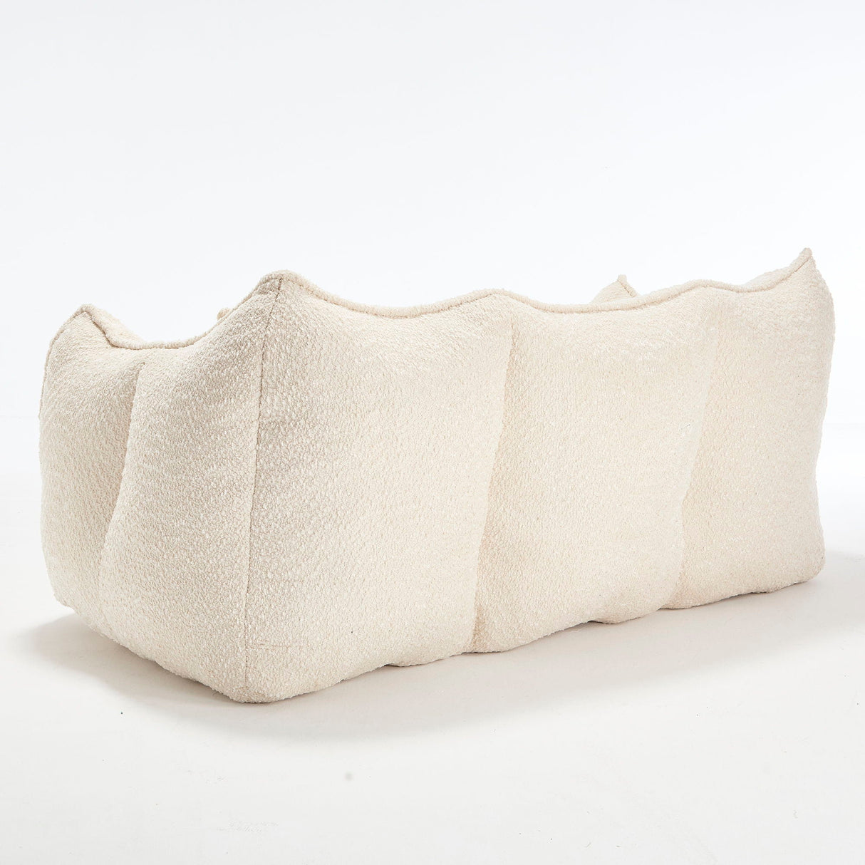 Comfortable Dual Beanbag Chair With High Resilience Foam Core For 2 People