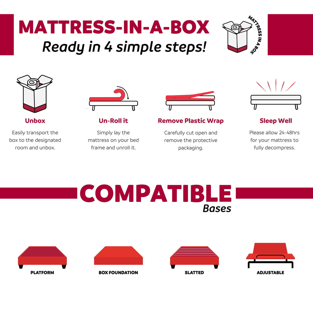 Premium 9" Medium Pocket Spring Mattress