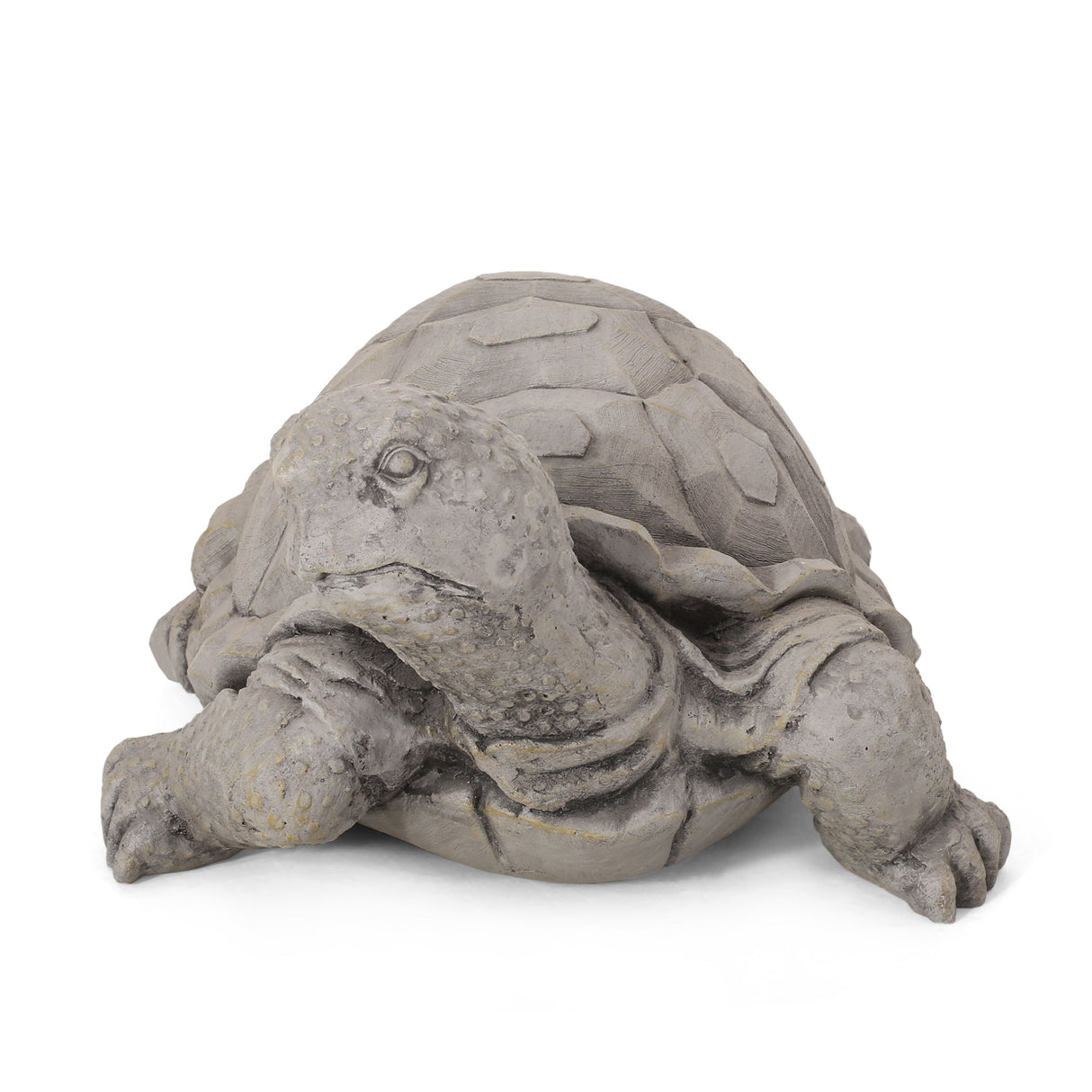 Turtle Decor Outdoor Turtle Statue in Dark Gray