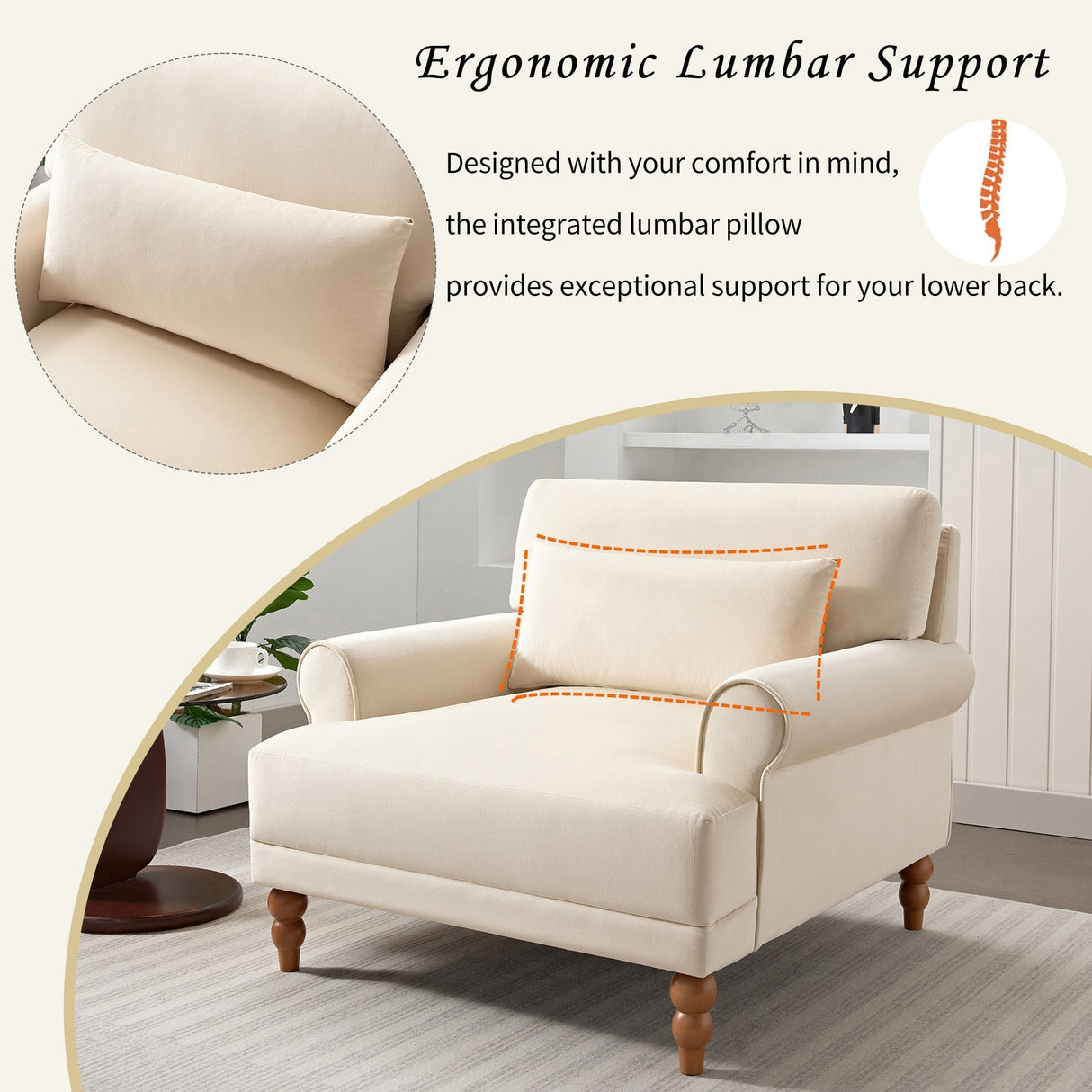 Mirod Elegant Accent Chair