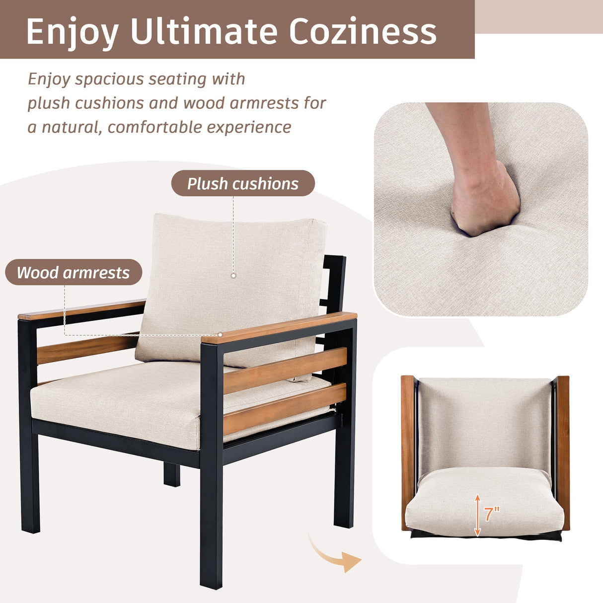 Go 4-Piece Outdoor Furniture Sofa Set