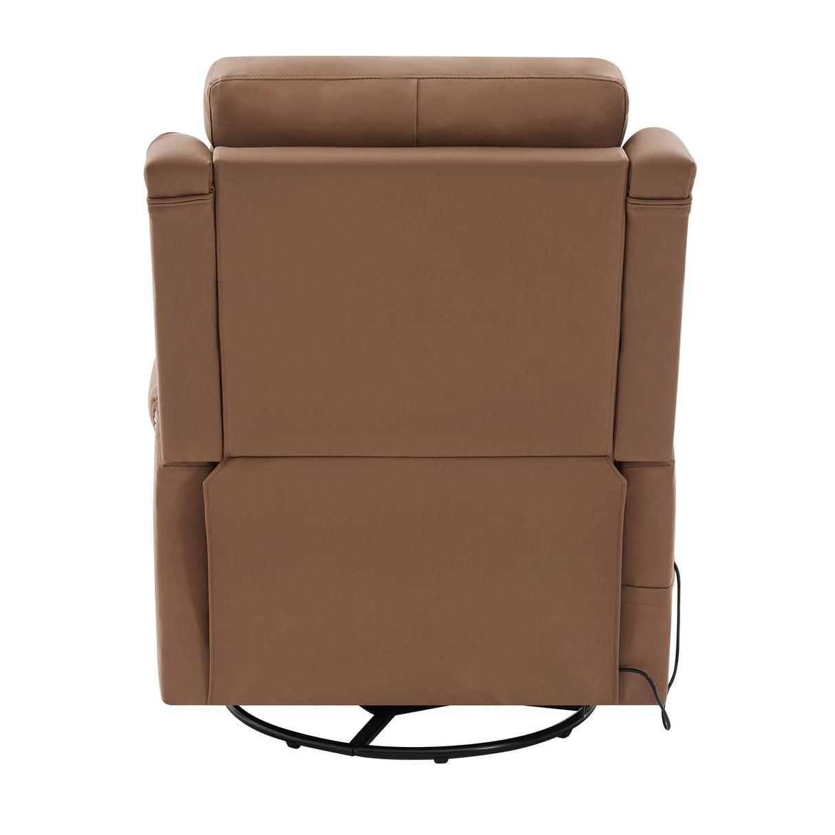 Manual Recliner Swivel Rocking Chair With 8 Point Massage And Heating