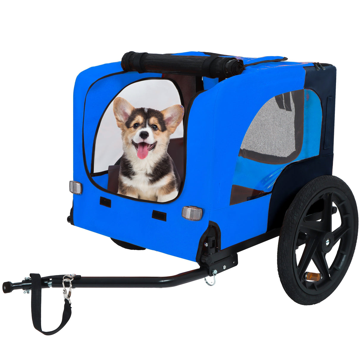 Pet Bike Trailer Dog Cart for Small and Medium Pets