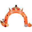 HOMCOM-9.7ft-Thanksgiving-Inflatables-Turkey-Archway-Outdoor-Decorations-Fall-Decor