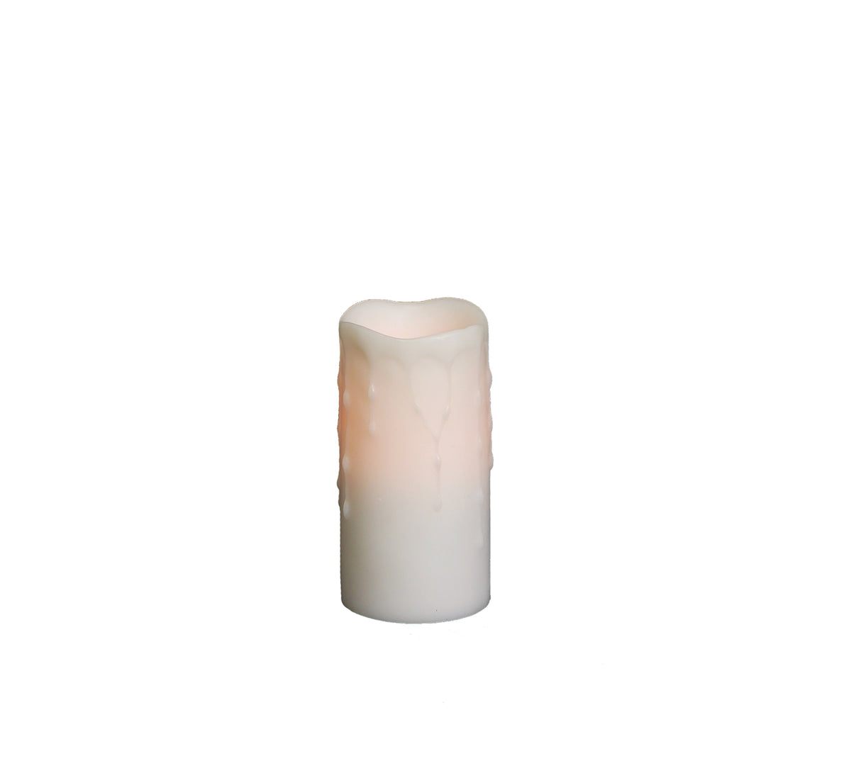 LED Dripping Wax Pillar Candles (Set of 4)