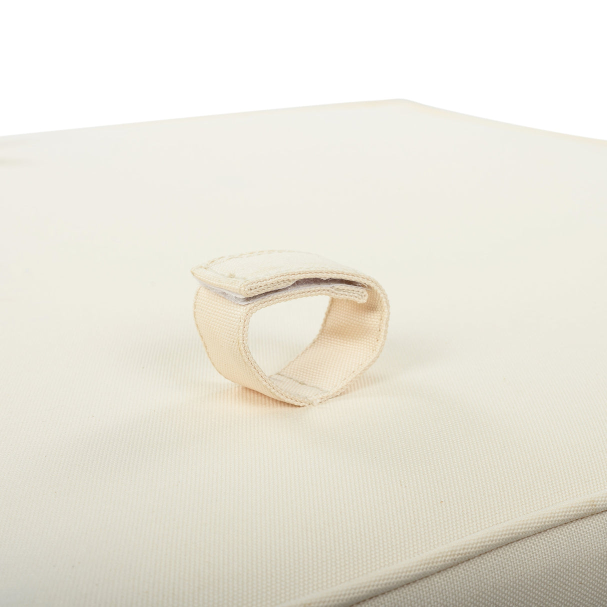 Patio Conversation Set with Foldable Acacia Wood Side Table and Cushions