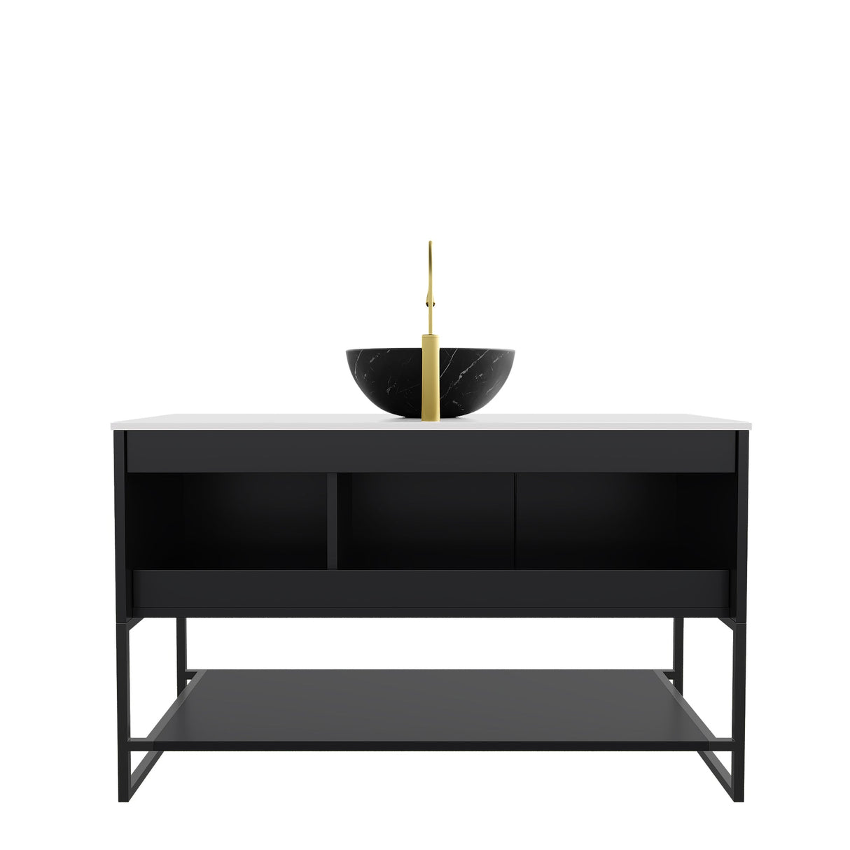 Tulio 48" Bathroom Vanity & Sink, Freestanding Storage Cabinet
