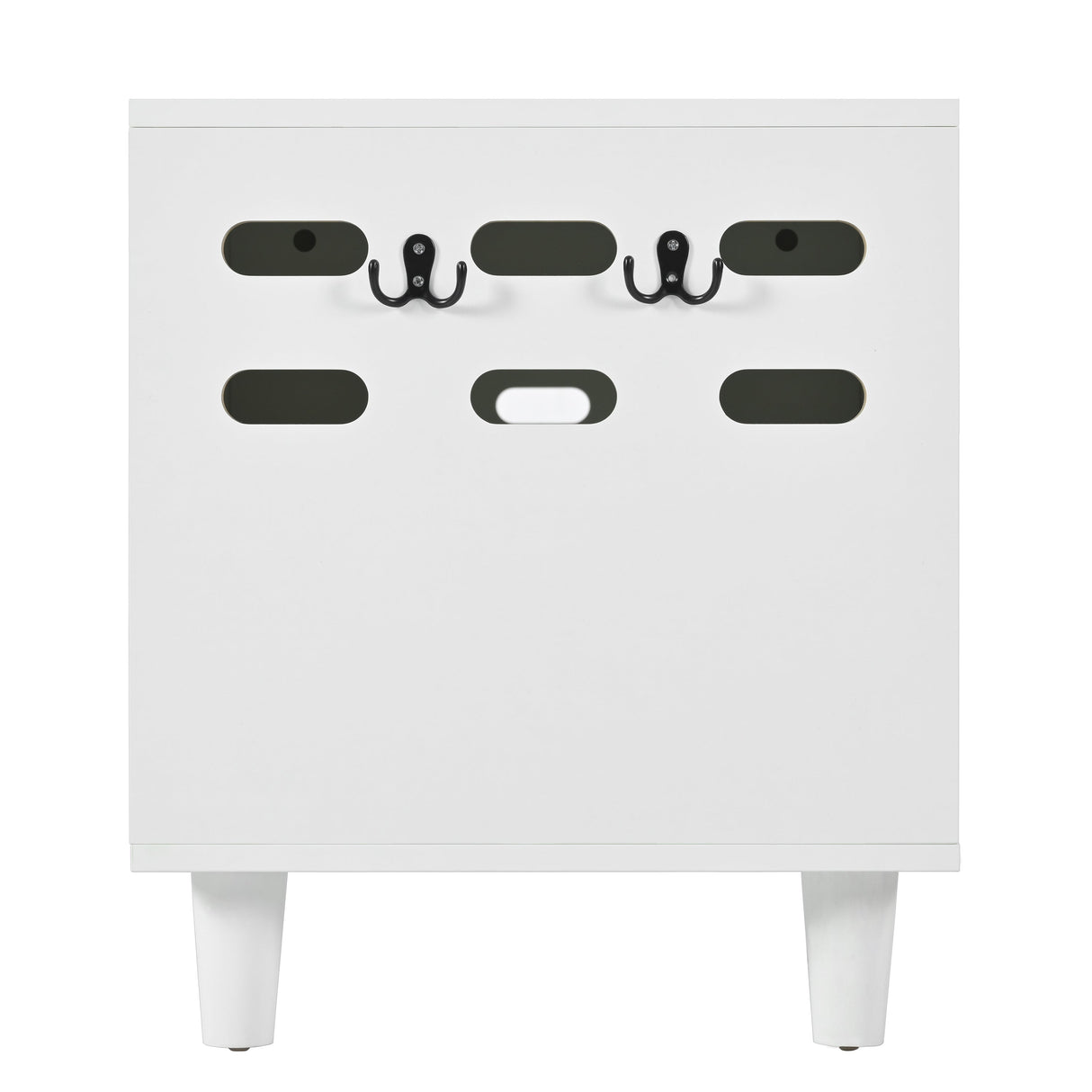 Furniture Style Cat Cabinet Cream White Cat Litter Box