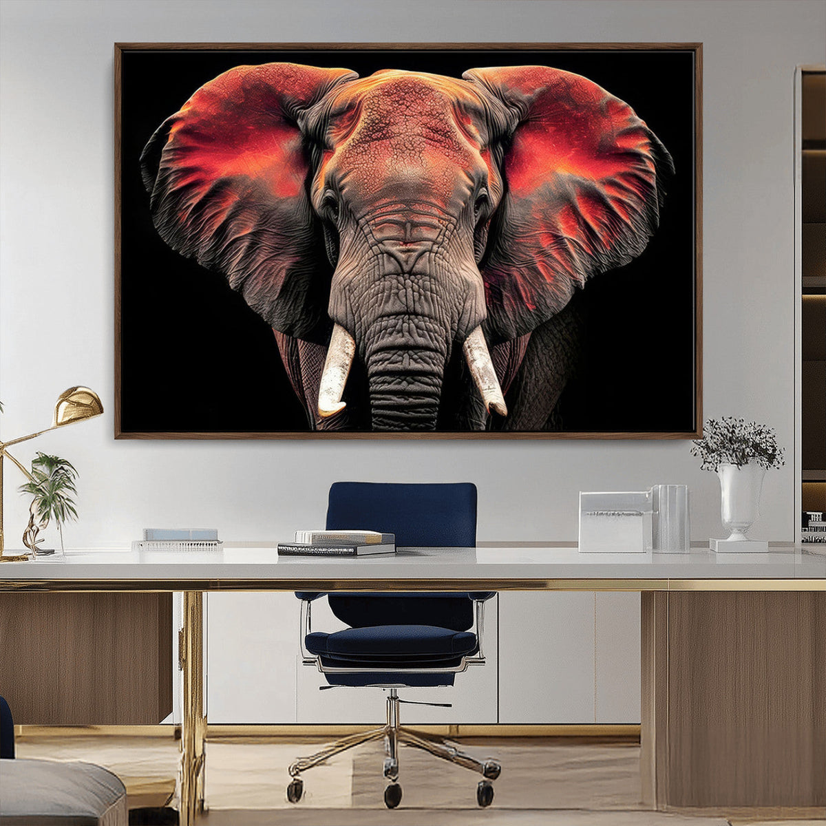 Elephant Wall Art Canvas Print