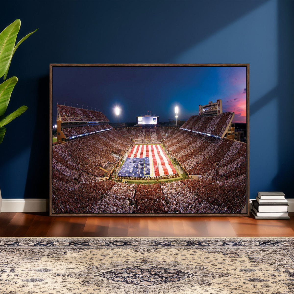 Oklahoma Memorial Stadium Wall Art Canvas Print – Oklahoma