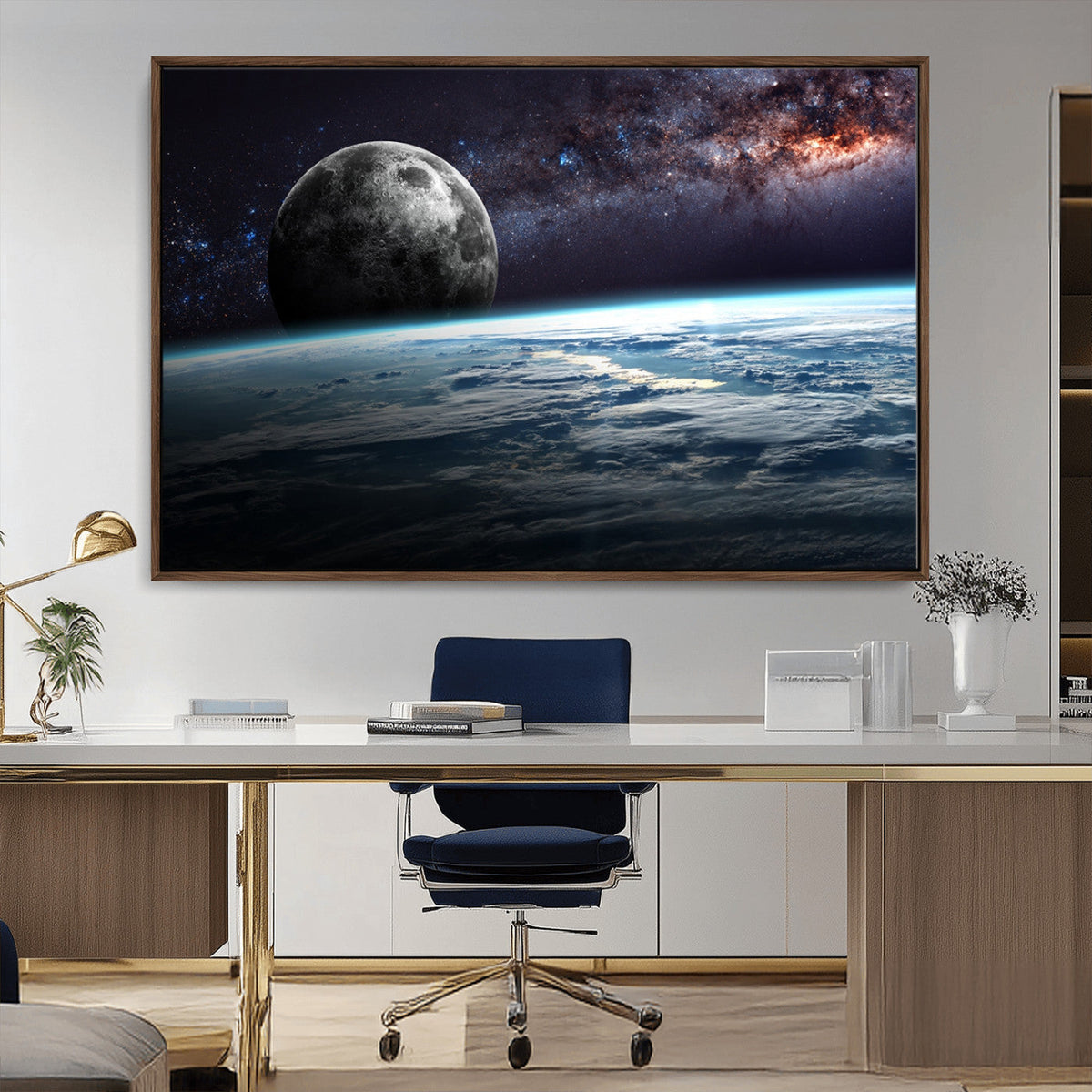 Space and Planet Canvas Print