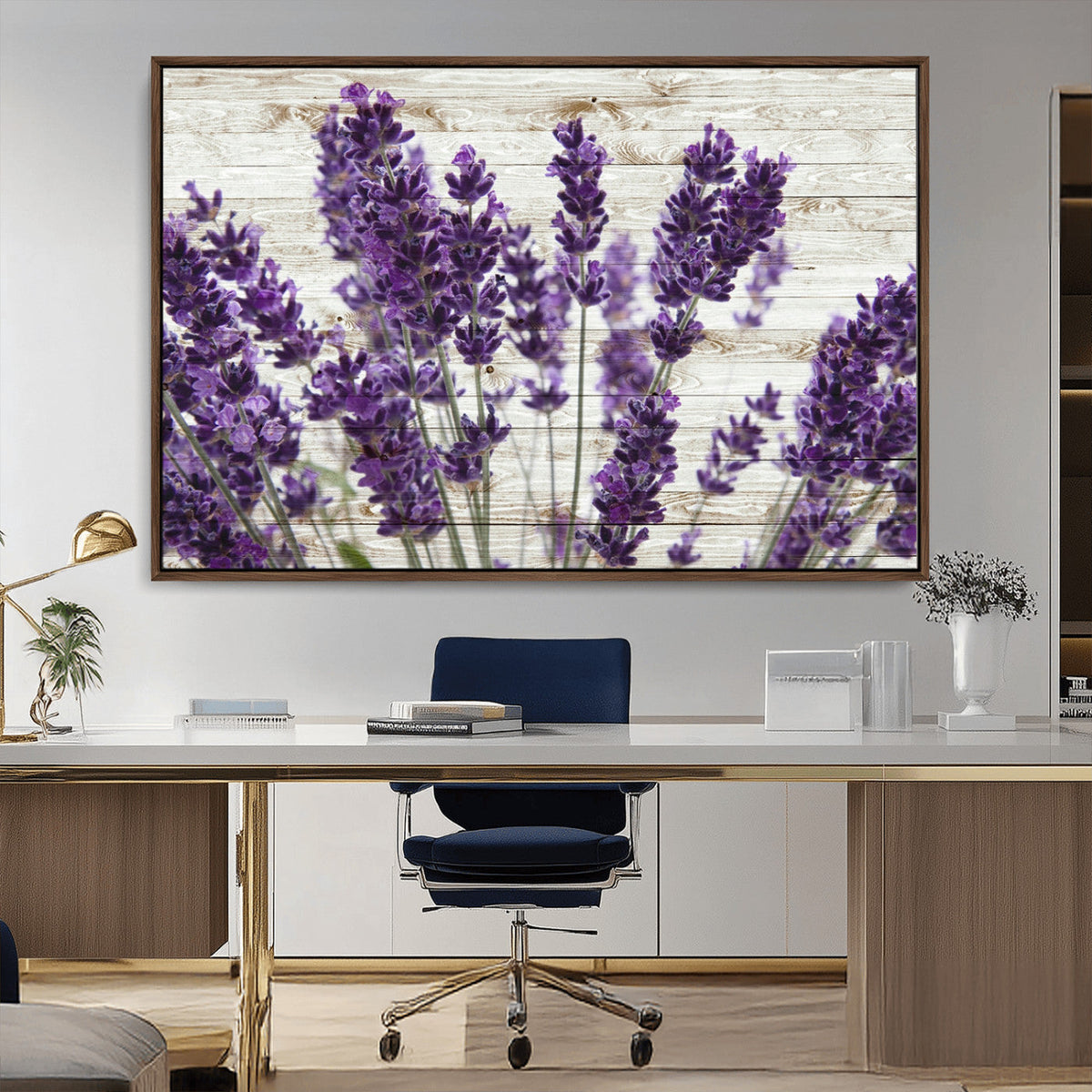 Lavender Herb Wall Art Canvas Print