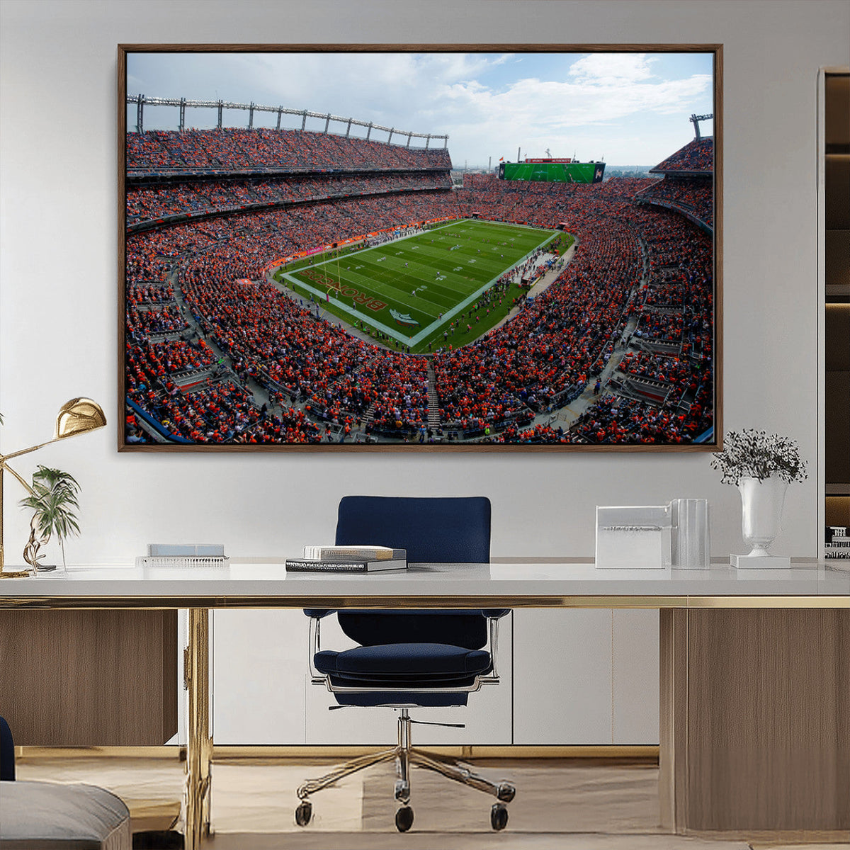 Denver Broncos Football Team Print - Empower Field Mile High