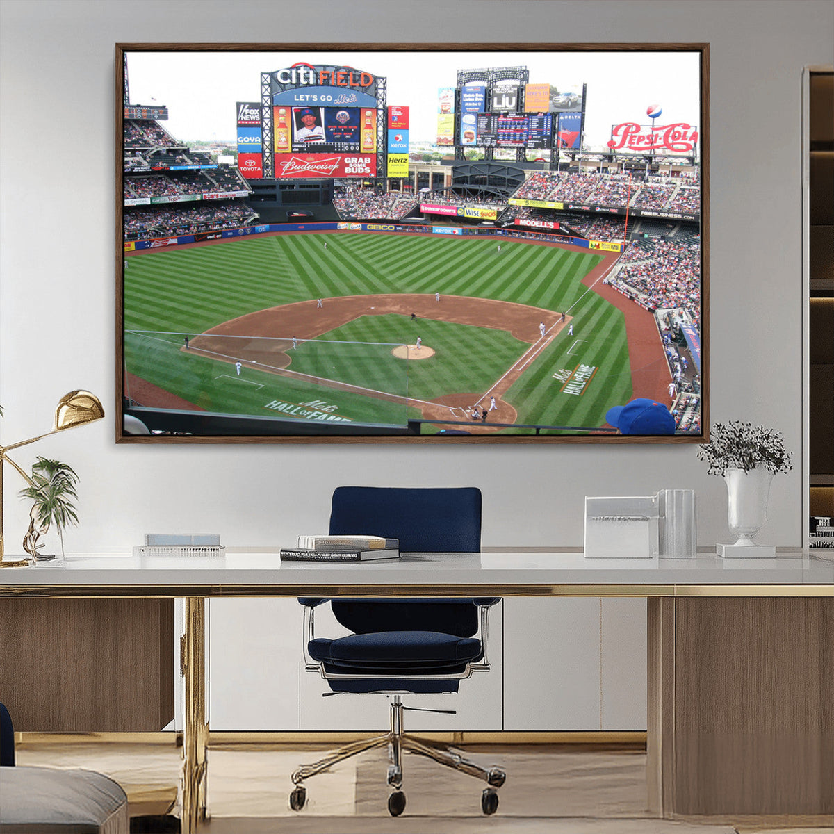 New York Mets Baseball Team Print - Citi Field Baseball