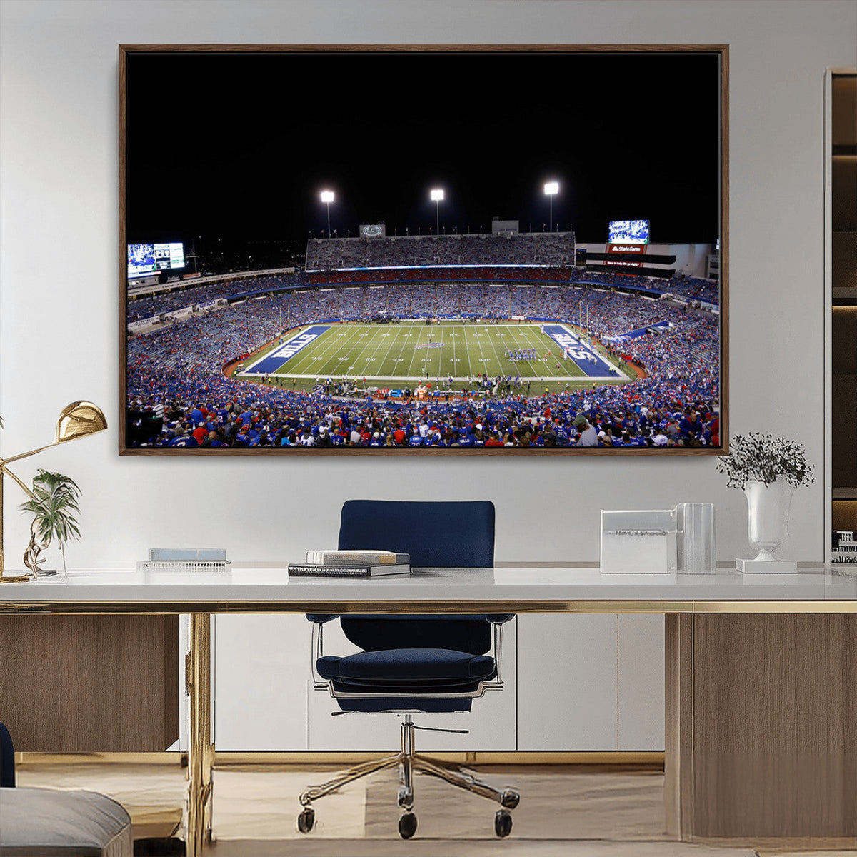 Buffalo Bills Wall Art - Buffalo Bills Stadium Canvas Print,