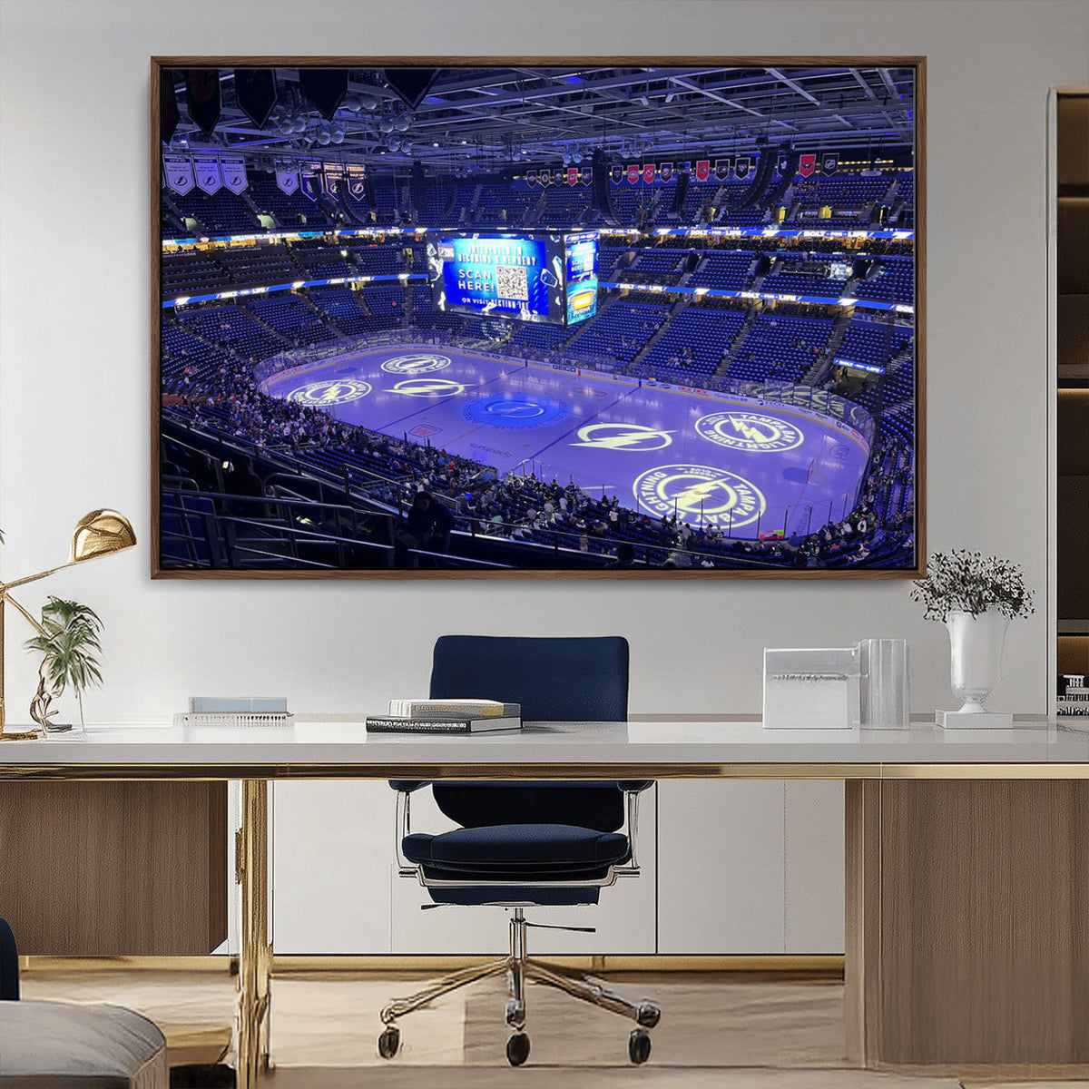 Amalie Arena Florida Wall Art Canvas Print - NHL Hockey