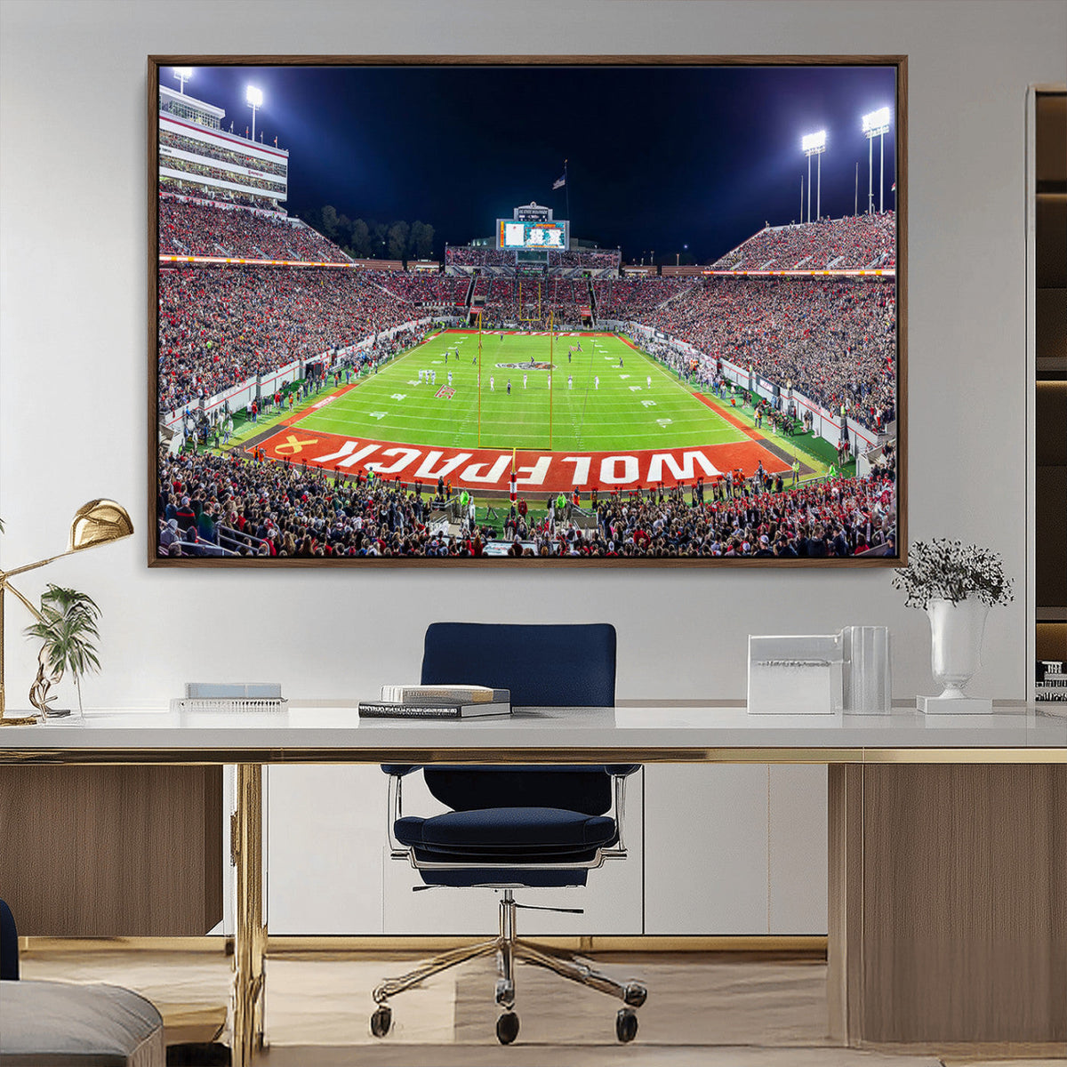 NC State Wolfpack Canvas Print - Raleigh Carter-Finley