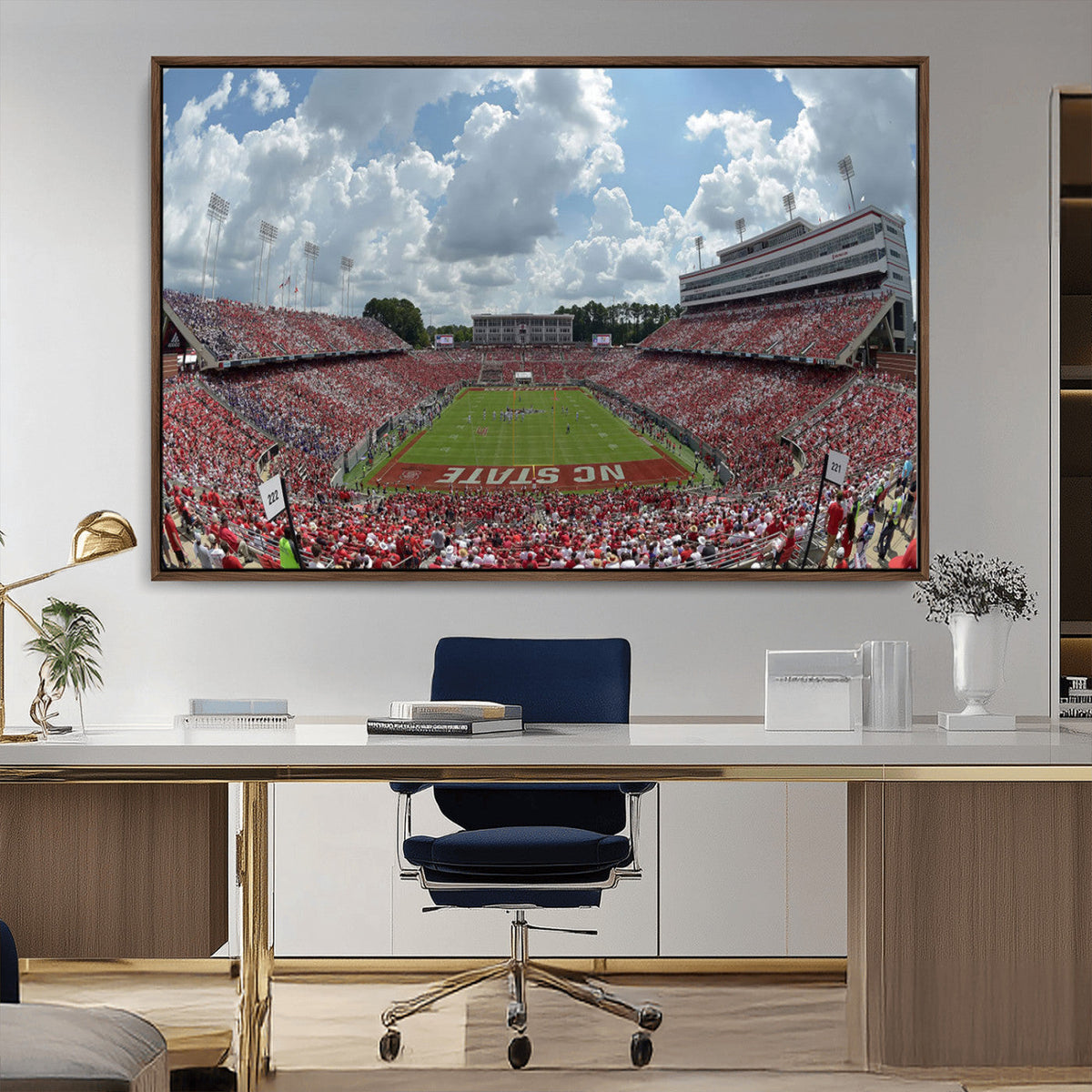 NC State Wolfpack Football Team Print Canvas- Raleigh