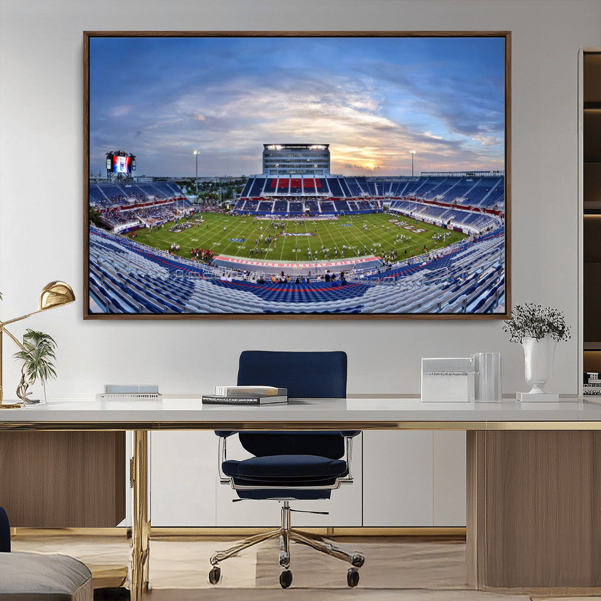 Florida Atlantic University Owls Football Team Print - Boca