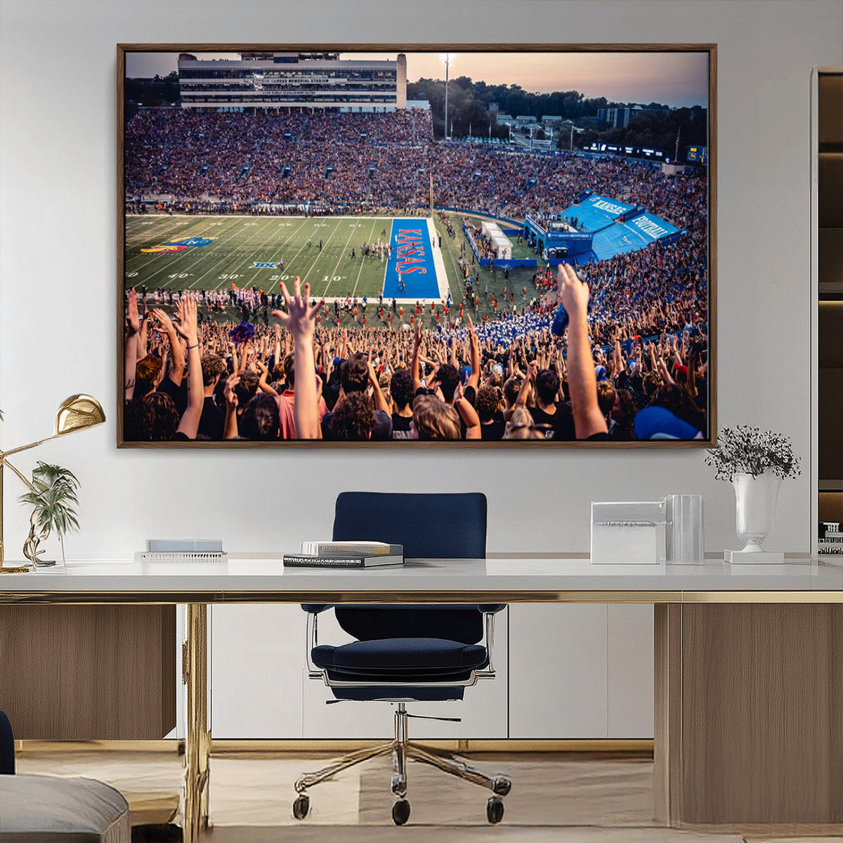University of Kansas Jayhawks Football Team Art Print -