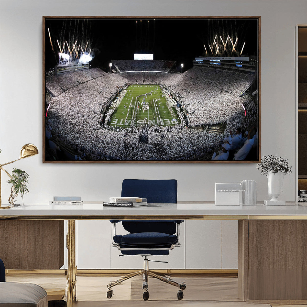 Penn State Beaver Stadium Canvas Wall Art - Nittany Lions