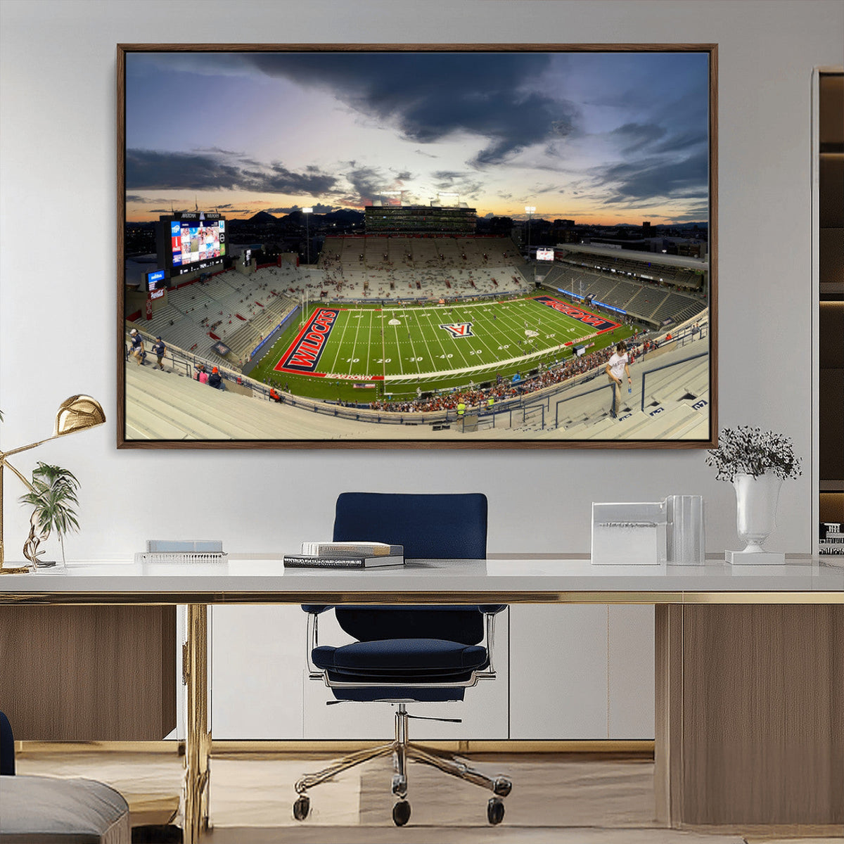 Arizona Wildcats Football Team Print - Tucson Arizona