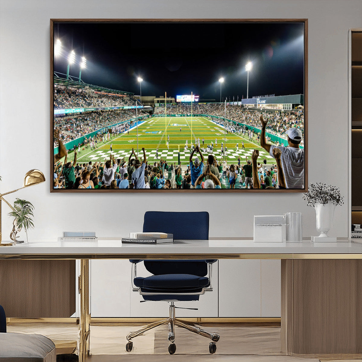 The Tulane University Green Wave Football Team Print - New