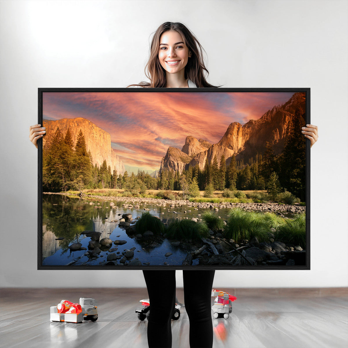 Yosemite Valley Wall Art Canvas Print – El Capitan Sunset