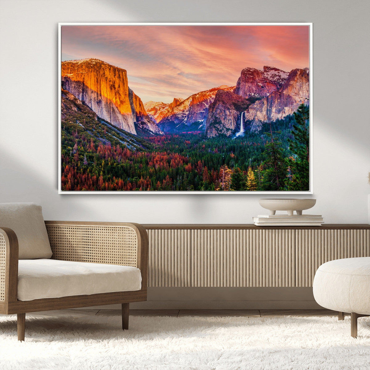 Yosemite Nal Park Wall Art Landscape Canvas Print El Capitan