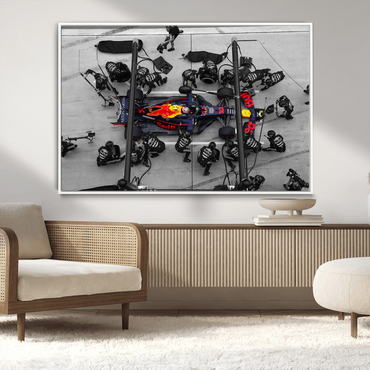 RedBull Formula 1 Canvas Wall Art Print
