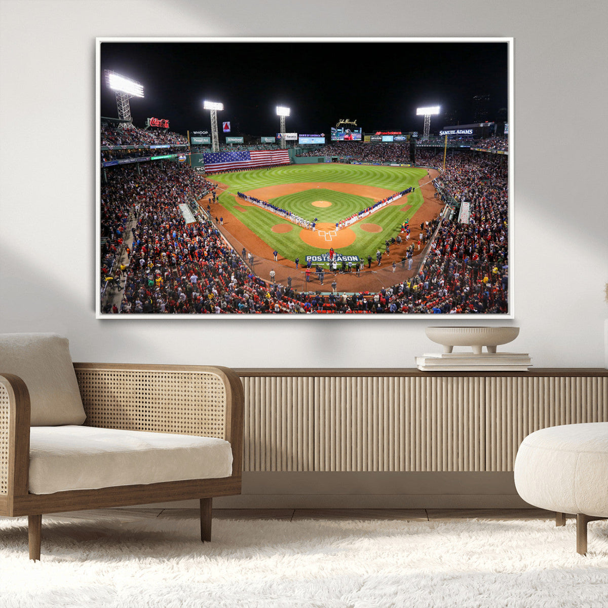 Fenway Park Wall Art Canvas Print | Large Baseball Stadium