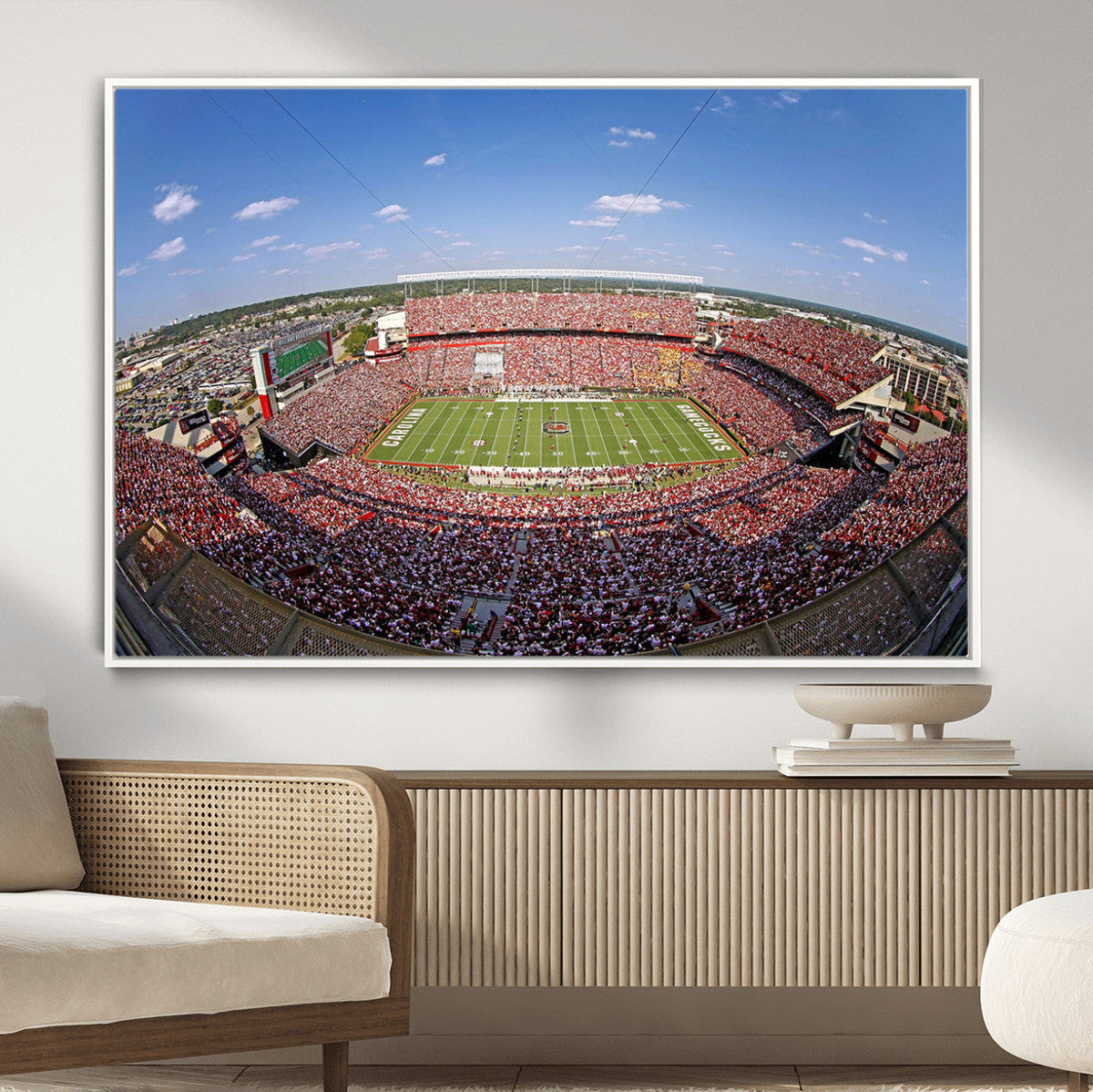 William Brice Stadium Wall Art Canvas Print – Stadium Crowd