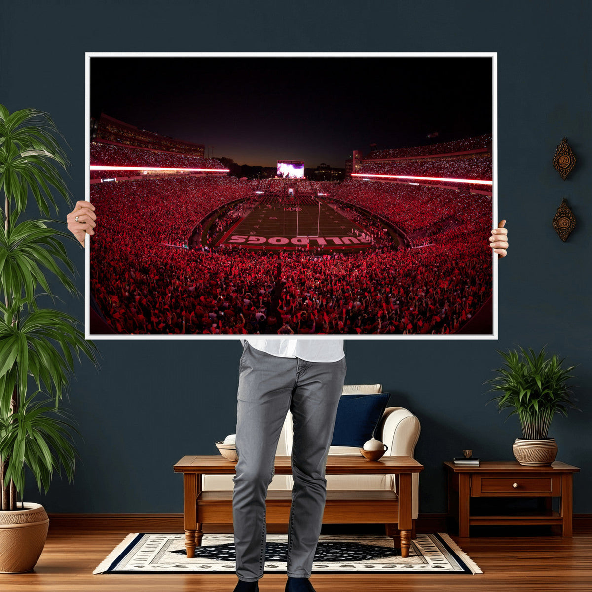 Sanford Stadium Wall Art Canvas Print – Georgia Bulldogs