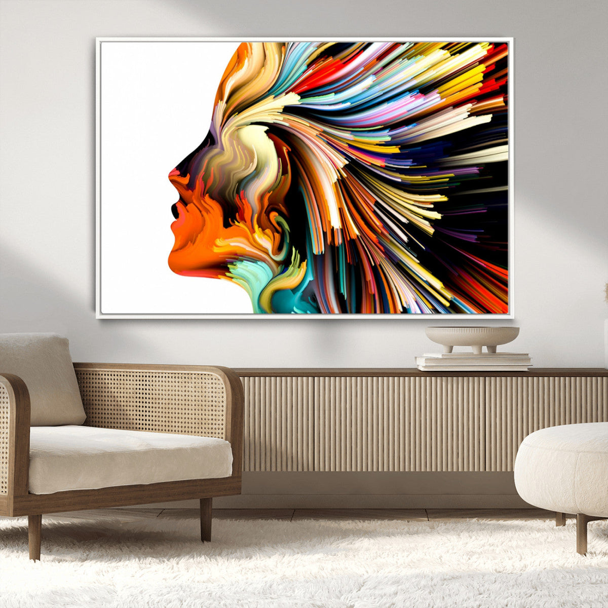 Profile Colors Canvas Print